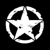 Autocollants en vinyle avec image de Star de l'armée, pour moto et voiture ► Photo 2/2
