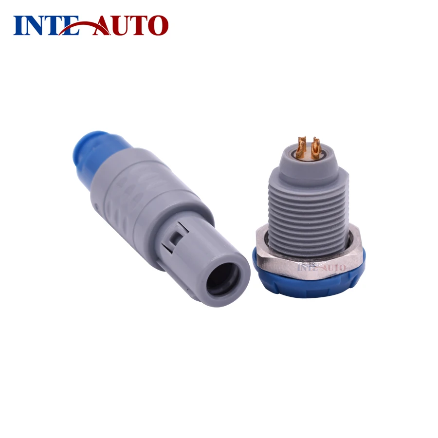 Plastic push pull connector, medical 4 pins round LEMOs ODUs connector
