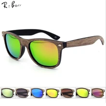 RTBOFY 2017 New bamboo glasses Pure manual real font b Wood b font veneer bamboo font