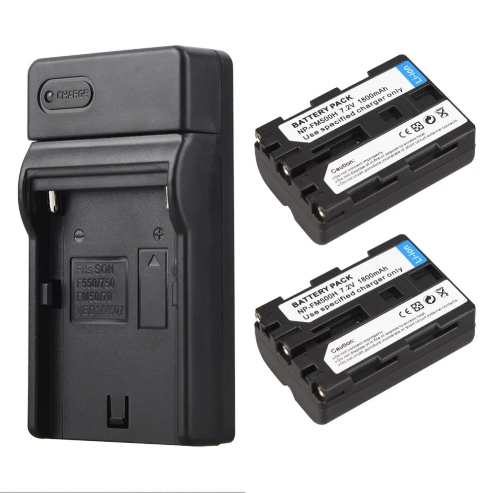 7.2V NP FM500H NP FM500H 1800mAH Digital Li ion Battery for Sony Alpha