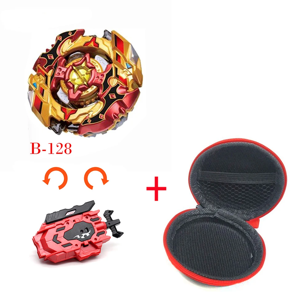 TAKARA TOMY Beyblade Burst B-144 B-139 B-133 B-131 игрушки с пусковым устройством металлическое лезвие Fusion Бог Прядильный механизм лезвия - Цвет: B128 launcher