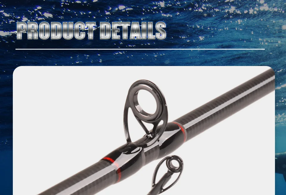 Taf fundição vara de pesca combo 1.98m