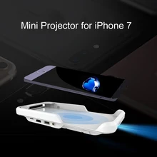 Mini Projector for iPhone 7 Portable Led Wifi Projector Smart DLP Projector HDMI for iPhone 6 Series Mobile Cinema Home Theater