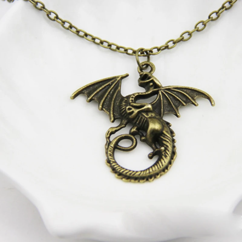 Beaux Bijoux Game Of Thrones Dragon Targaryen Sigil Pendant - Foto 12