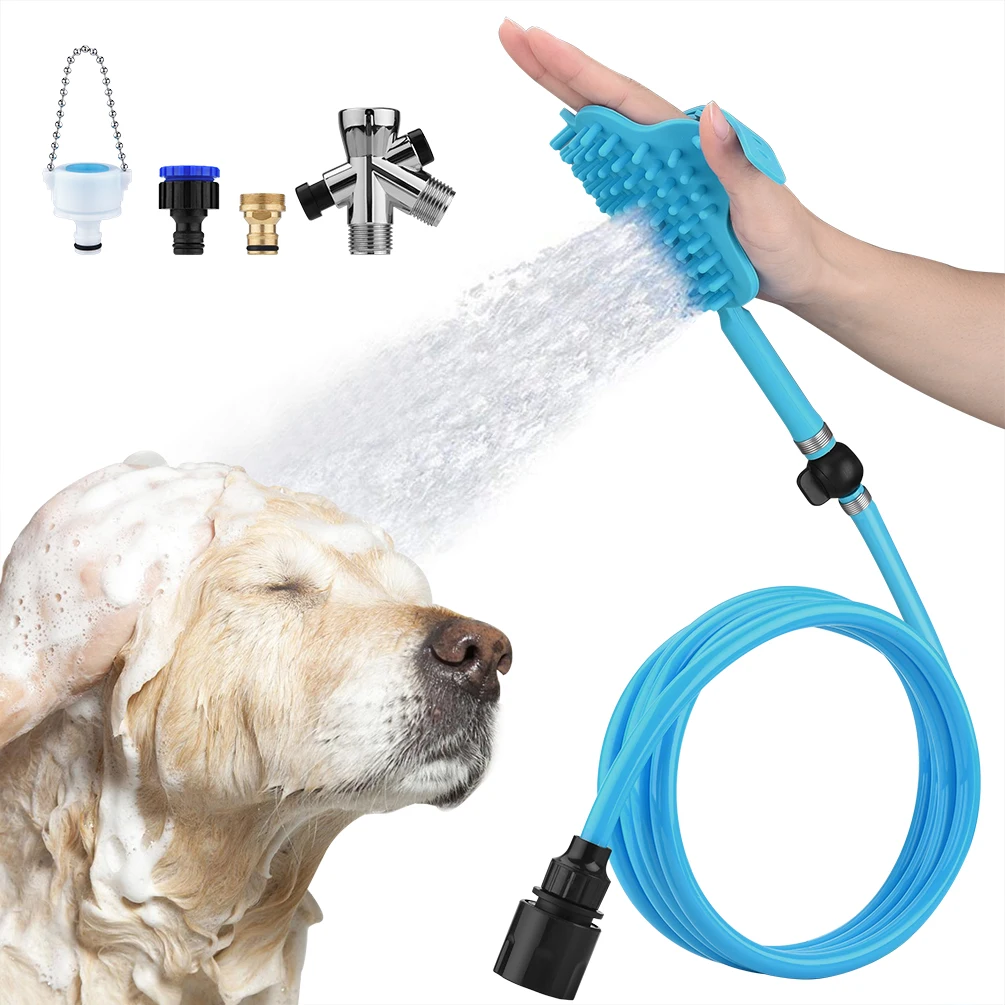 Dog Bath Sprayer Shampoo Shower Cleaner Washer Cat Pet Bathing