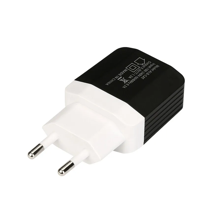 Binmer Новый светодиодный USB 2 порта для домашнего путешествия двойной порт AC