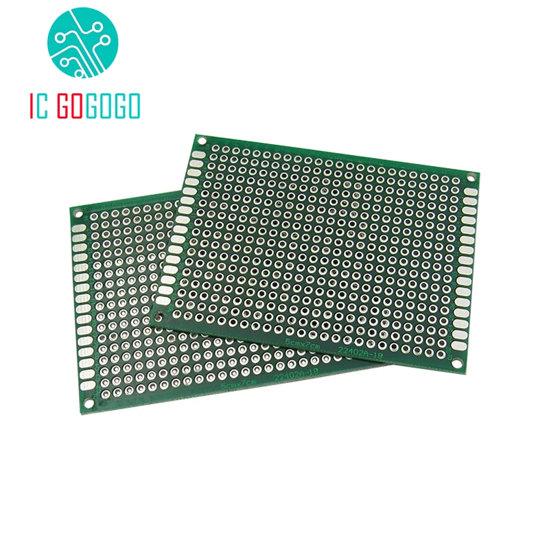 Buy 5pcs 5*7 PCB 5x7cm PCB 5cm 7cm DIY Prototype PCB