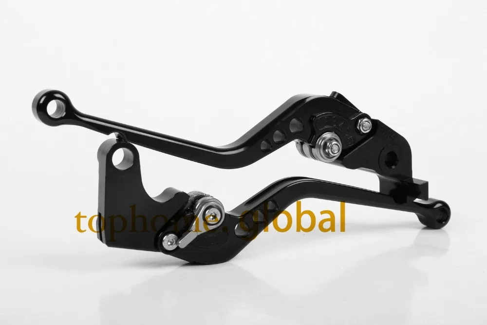 Livraison Gratuite Moto Accessoires CNC Embrayage Levier De Frein Pour Kawasaki Z750R 2011,2012 Noir