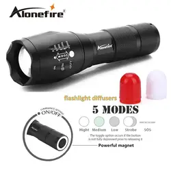 Alonefire G700-M CREE XM-L T6 L2 U3 V6 зум светодиодный фонарик световой сигнал аварийного Хант рыба железнодорожного сигнала работы свет лампы