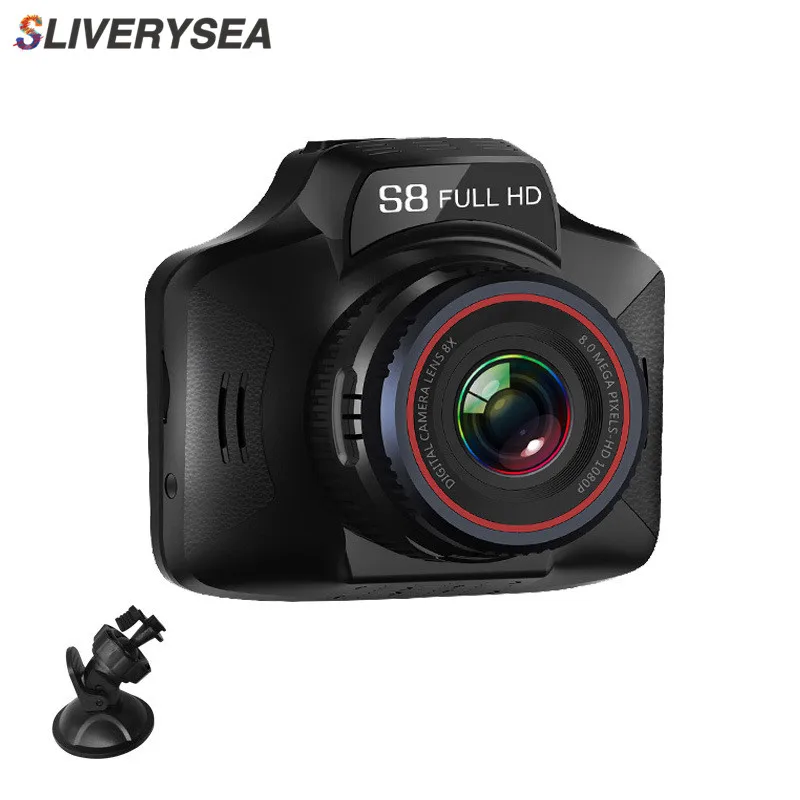 

SLIVERYSEA Russia Dedicated 3-inch Display Car DVR Fixed Mobile Speed Recorder Radar Speed Driving Camera With Voice Broadcast