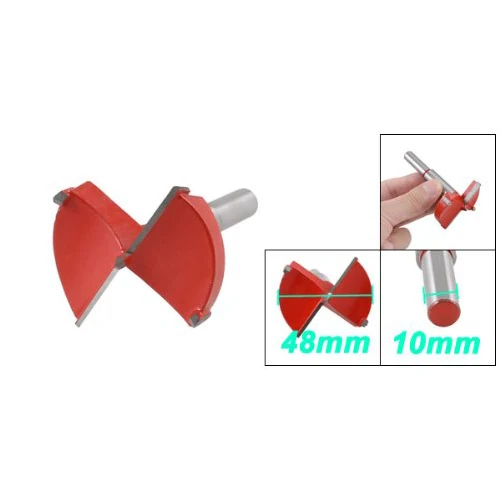 

CSS Sale 48mm Red Metal Cutting Diameter Hinge Boring Wood Forstner Bit Set