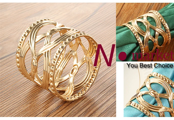 gold napkin holders