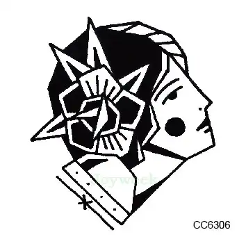 Tahan Air Sementara Tato Stiker Sketsa Garis Wanita Vintage Gaya Lama Tatto Stiker Flash Tato Tato Palsu Untuk Gadis Waterproof Temporary Tattoos Fake Tattootattoos For Girls Aliexpress