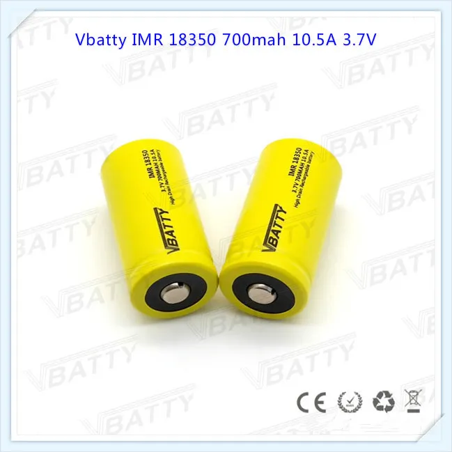 18350 700mah 3.7V 2