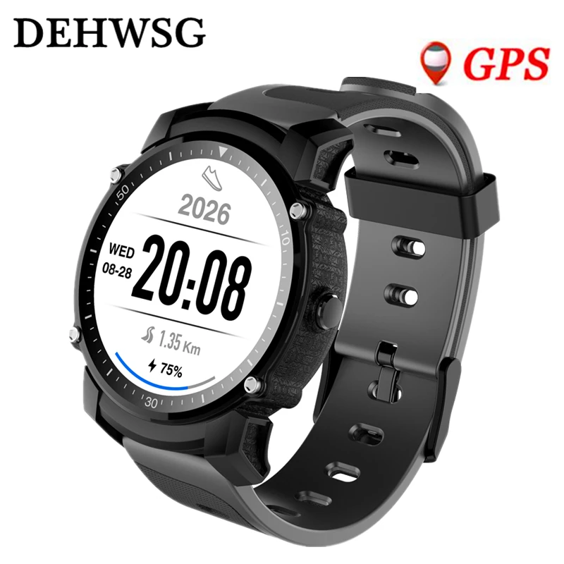 GPS Smart watch men FS08 IP68 Waterproof Multi-sport mode Heart Rate Monitor with Stopwatch Compass wristwatch For IOS Android GPS Smart watch men FS08 IP68 Waterproof Multi-sport mode Heart Rate Monitor with Stopwatch Compass wristwatch For IOS Android