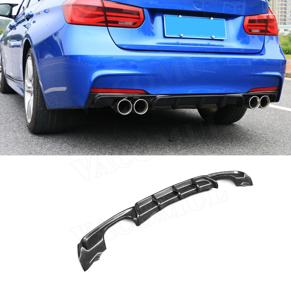 Задний спойлер для BMW F30 F35 320i 328i M tech sport 2012 18 плавники Акула диффузор четыре