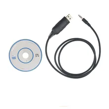 Para QYT KT8900 Programação USB Cable & Software CD para QYT KT-8900 KT-UV980 KT8900R KT-8900R mini Dual Band Carro Móvel presunto Rádio