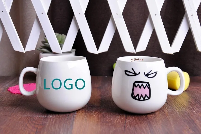 Креативные керамические чашки милый мультфильм лицо выражение контейнер для воды любителей кофе кружки путешествия Лидер продаж