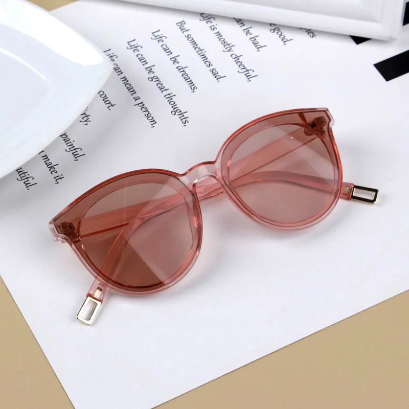 Vintage Cat Eye Kids Sunglasses For Baby Children Boys Girls Sunglasses Big Cute Cateye Sun Glasses uv400 Travel Eyewear
