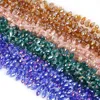 50pcs/lot 6*12mm Teardrop Austria Crystal Beads Faceted Glass Beads Loose Spacer Beads For Jewelry Making DIY Accessories ► Photo 3/6