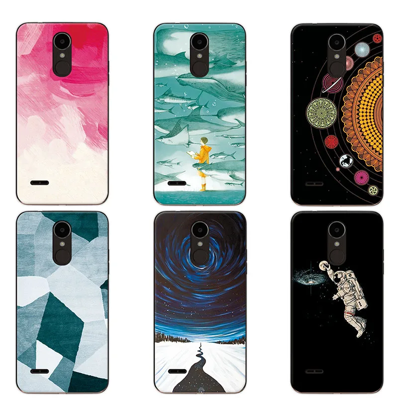 

adlucky Coque For LG K4 2017 X230 Case Covers 5.0'' Soft TPU Universe Planet Couple Phone Case Cover For LG X230 K 4 2017 Fundas