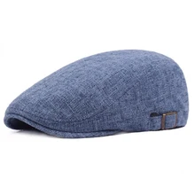 Новые весенне-осенние классические шапки-береты для мужчин и женщин козырек кепка мужская мода шапки-береты хлопок и льняной берет в винтажном стиле