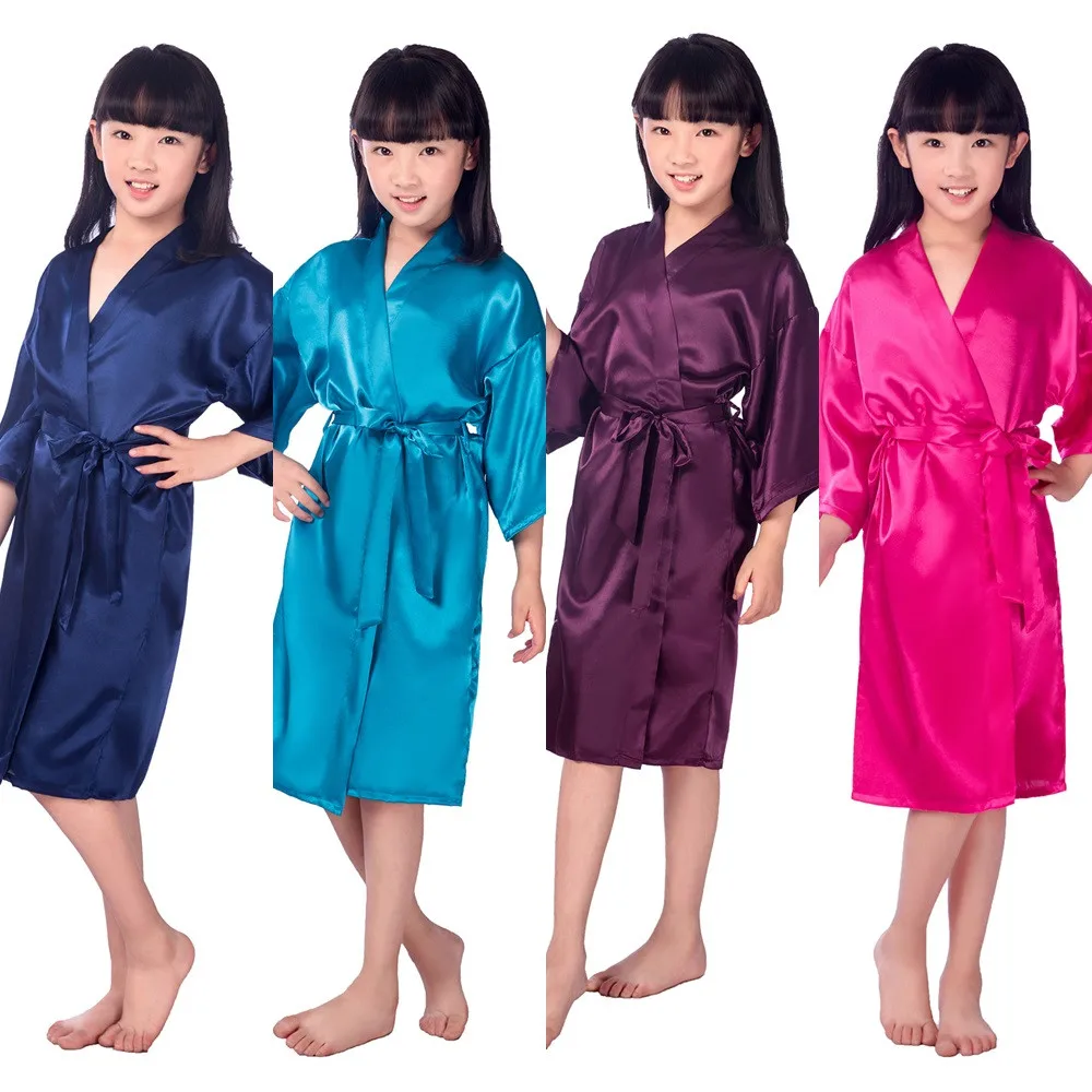Buy Kids Flower Girl Wedding Stain robes NightGown