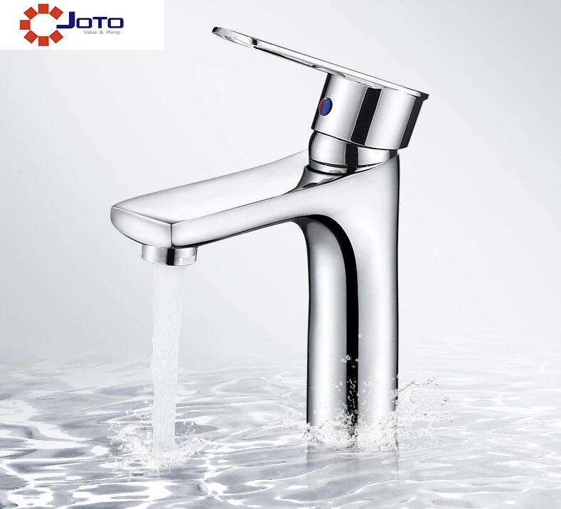 

Low-price And Good Quality Copper Basin Faucet Hot And Cold Water Single Handle Double Control Bathroom Basin Faucet