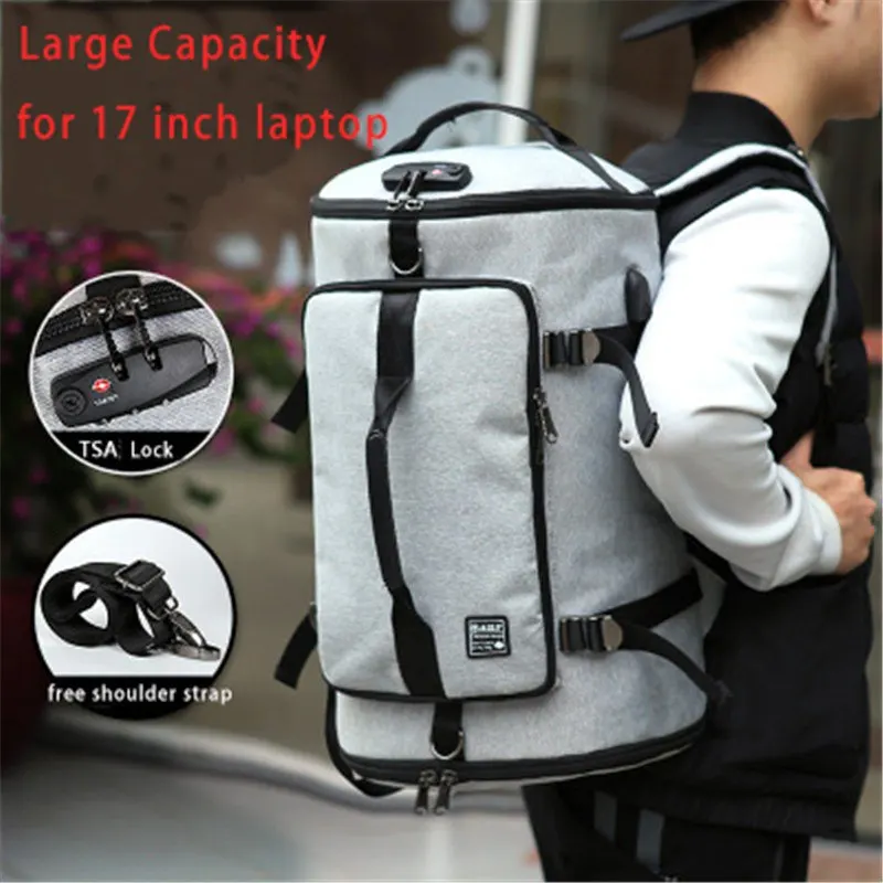 

Oeak Multifunction USB Charging Men 15inch Laptop Backpacks For Teenager Fashion Male Mochila Leisure Travel Backpack 2018