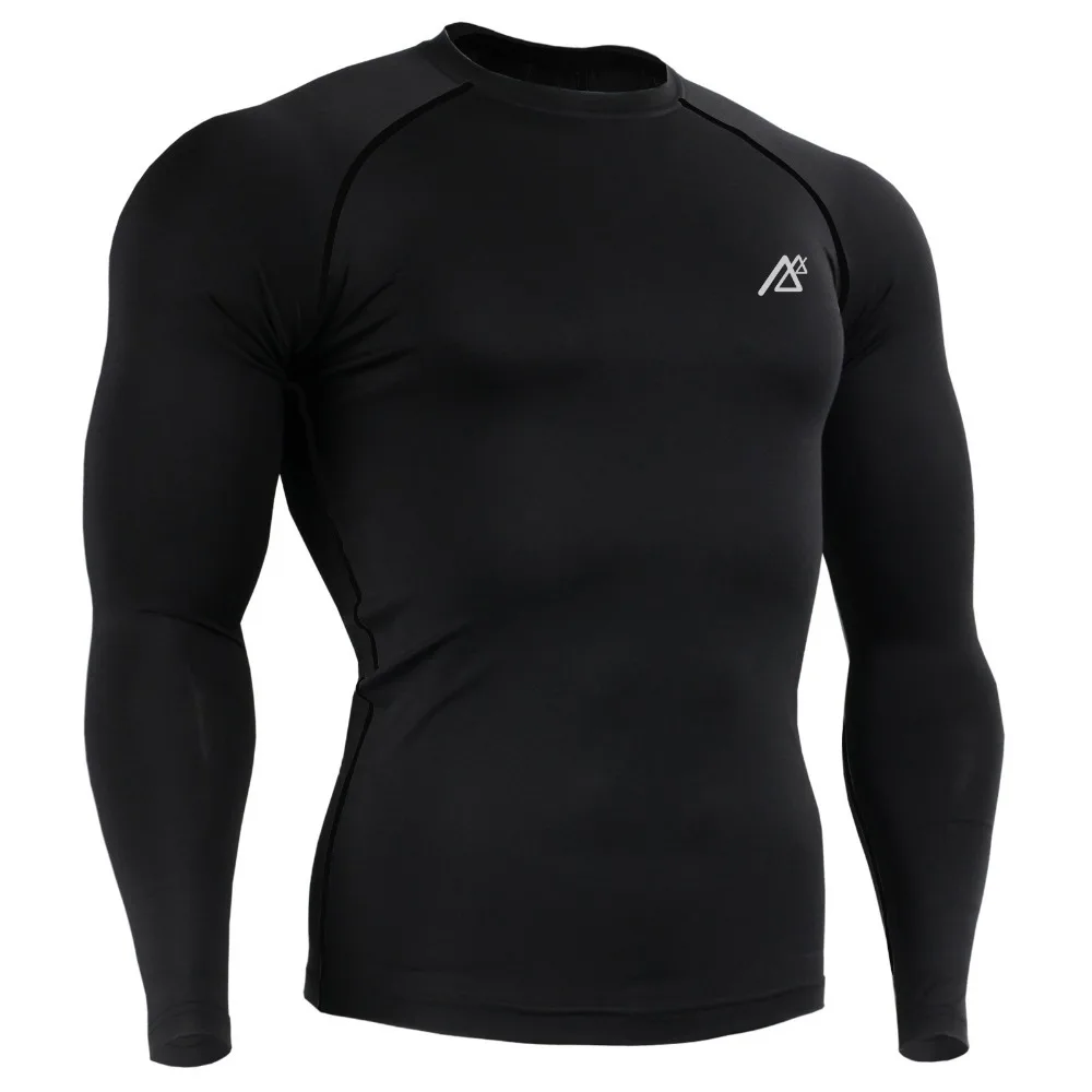 Men's Skin tight Technical Compression Base Layer Shirt Training