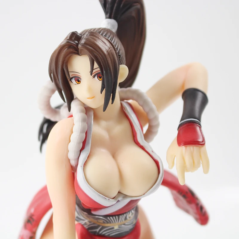 23 см аниме КОФ Король бойцов Mai Shiranui Сексуальная ПВХ фигурка Коллекционная модель игрушки