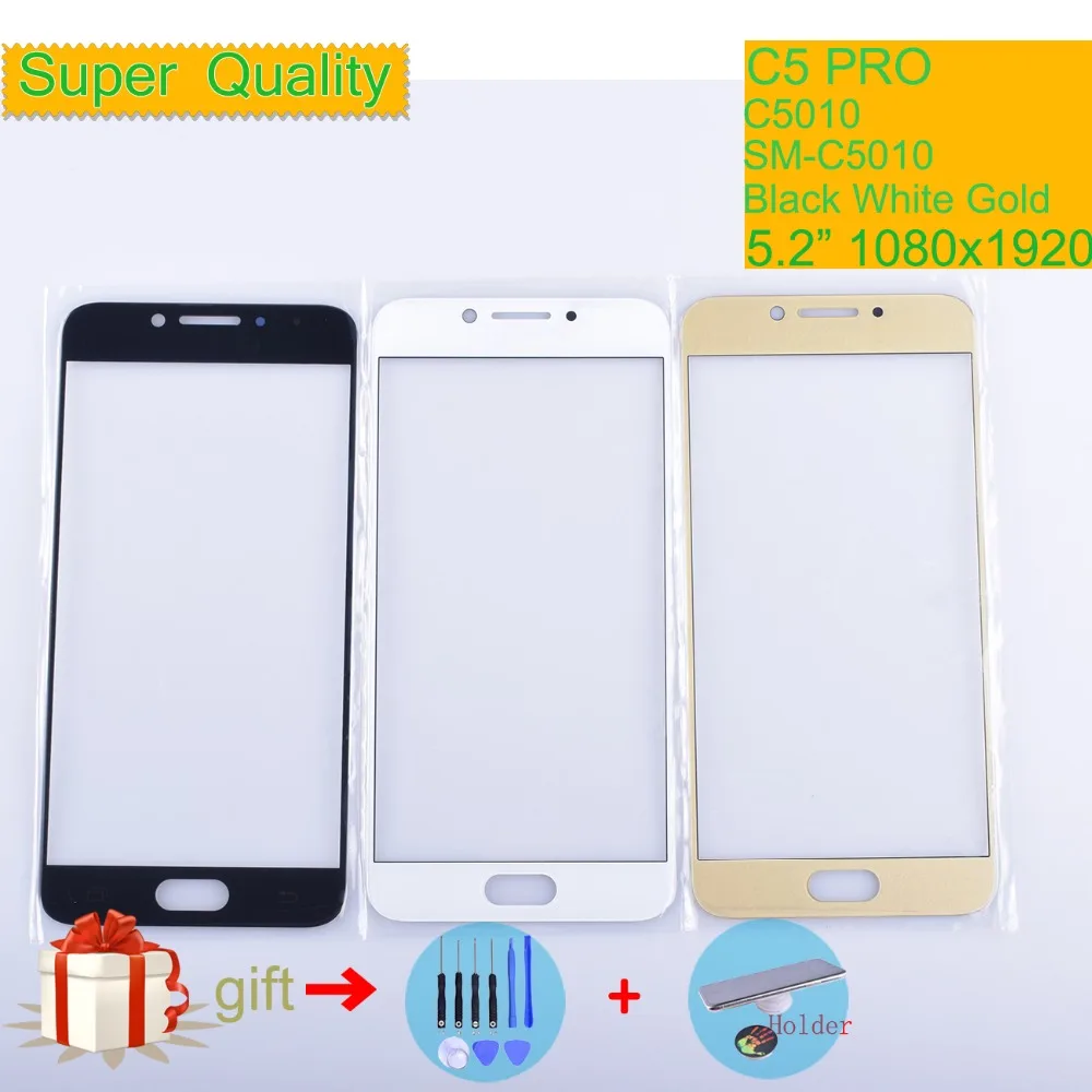 Для Samsung Galaxy C5 Pro C5010 SM-C5010 сенсорный экран Передний со стеклянной панелью Внешний