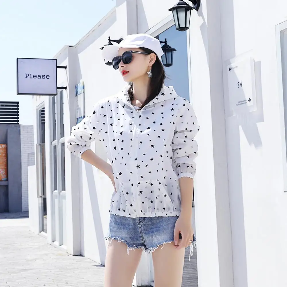 

Women Sun Protection Top Ladies Cardigan Long Sleeve Open Front Sun Protection Clothing Coat Tops Cycling Clothing Prevent UV