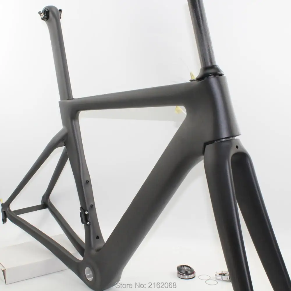 

Cheapest 2018 Newest 700C racing Road bike UD full carbon fibre bicycle frames carbon fork seatpost headsets tail hook