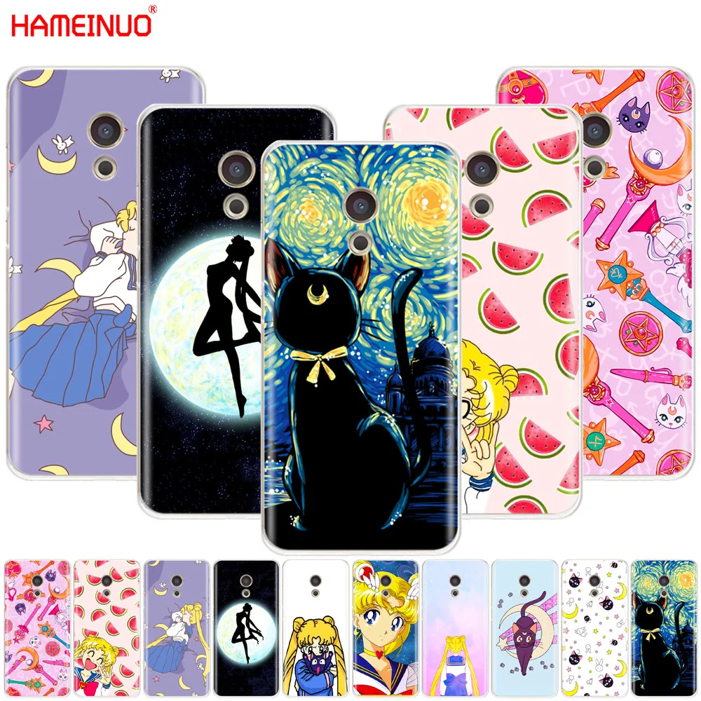 

HAMEINUO Sailor Moon Sailor Mercury cute Cover phone Case for Meizu M6 M5 M5S M2 M3 M3S MX4 MX5 MX6 PRO 6 5 U10 U20 note plus