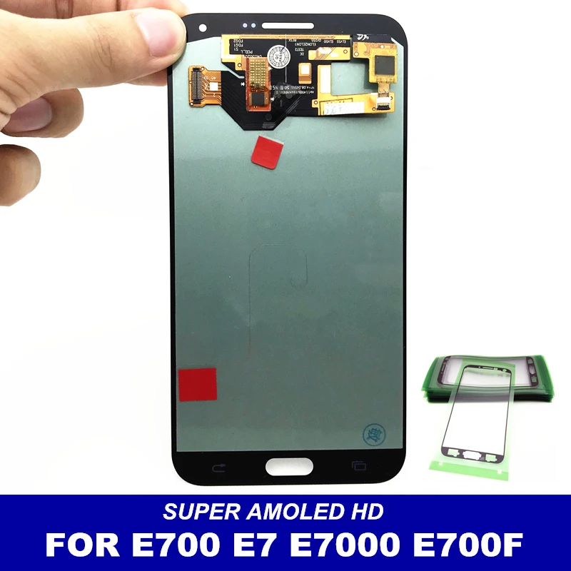 

For Samsung Glaxy E7 E700 E700F E7000 E7009 Mobile Phone LCD AMOLED Display Touch Screen Digitizer LCDS Replacement Assembly