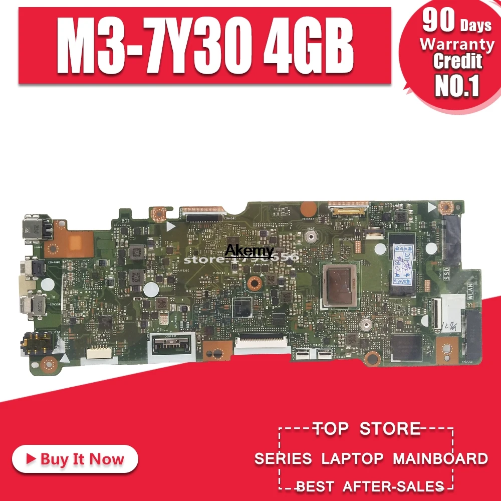 

Laptop Motherboard For ASUS TP401CA TP401C TP401CA7Y30 Mainboard 64GB SSD M3-7Y30 4GB RAM