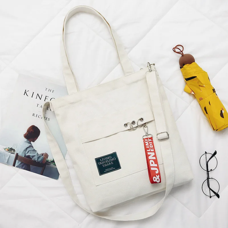  Fashion Women Shoulder Bags 2019 Brand New Letter Canvas Soft Letter Messenger Bags Female Students - 32956634829