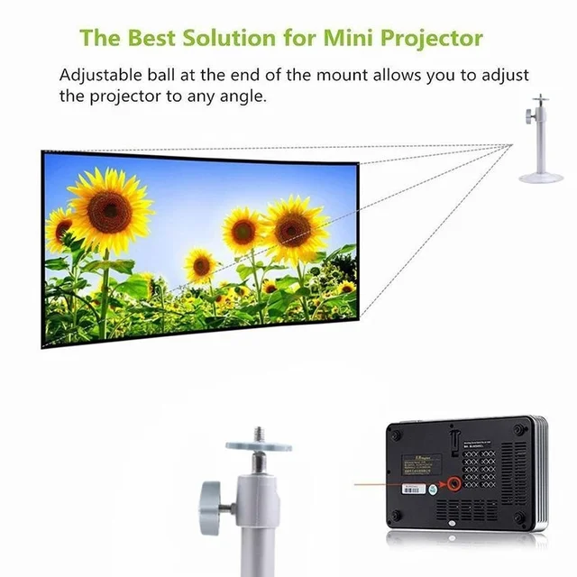 Universal 22CM Projector Bracket Projector Wall Support Ceiling Bracket Hanger Holder Aluminum Projection Mount Accessories