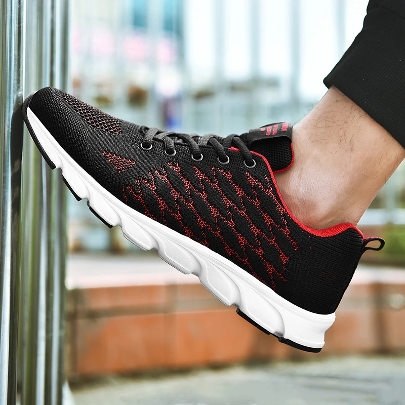 

2019 New Men's Casual Sports Shoes Running Shoes Waterproof Sweat-absorbent Jogging Travel Men's Shoes Lightweight shoes
