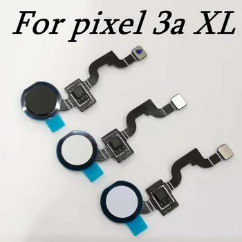 

10ps Original Fingerprint Identification Touch ID Sensor Home Button OK Key Ribbon For Google Pixel 3a XL Returns Keypads Module