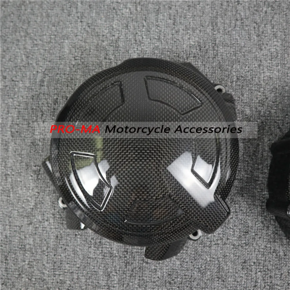 Motorcycle Engine Cover in Carbon fiber for Ducati Scrambler Plain glossy weave