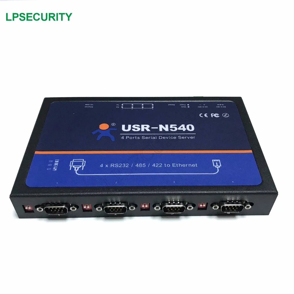 Серверы с 4 портами для последовательных устройств рандомный от RS232 до Ethernet RS422 RJ45