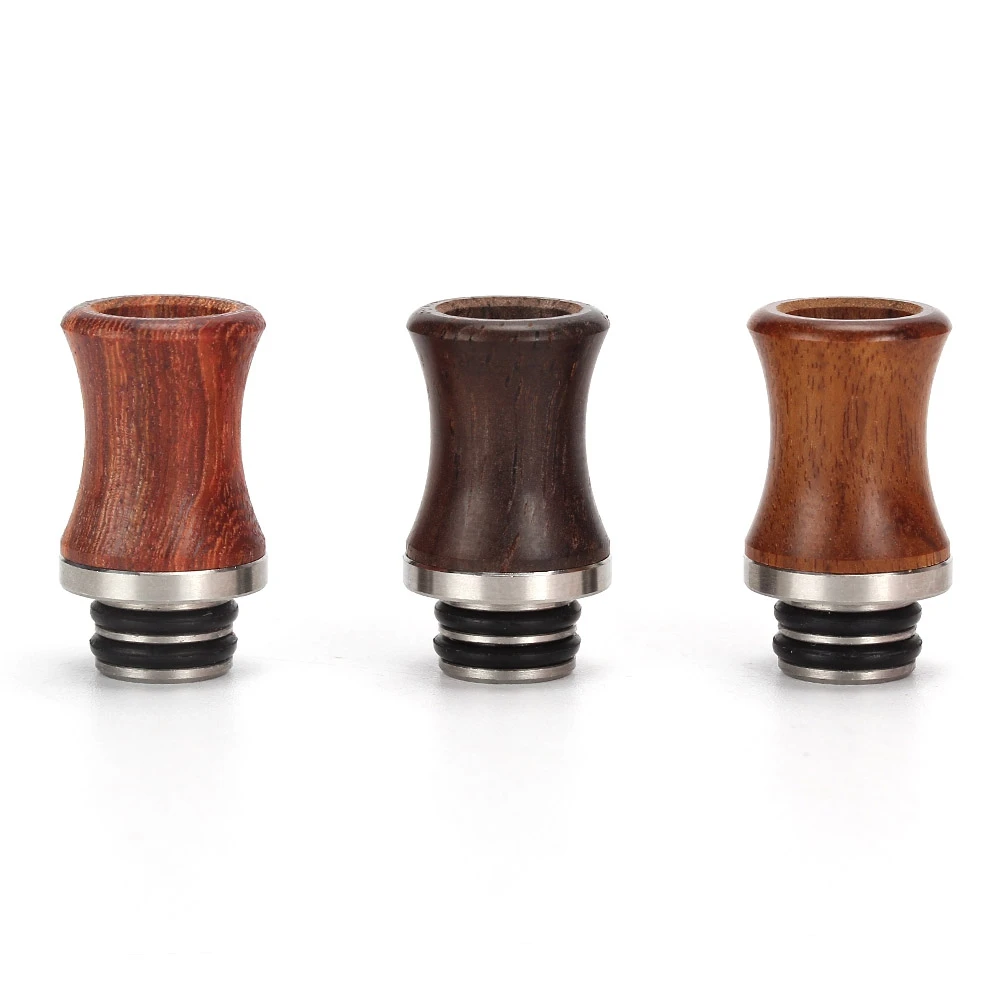 

Coil Father 10pcs/lot Wooden Long Drip Tip Stainless Steel Mouthpiece For EGO Atomizer 510 Series E Cigarette Accessories
