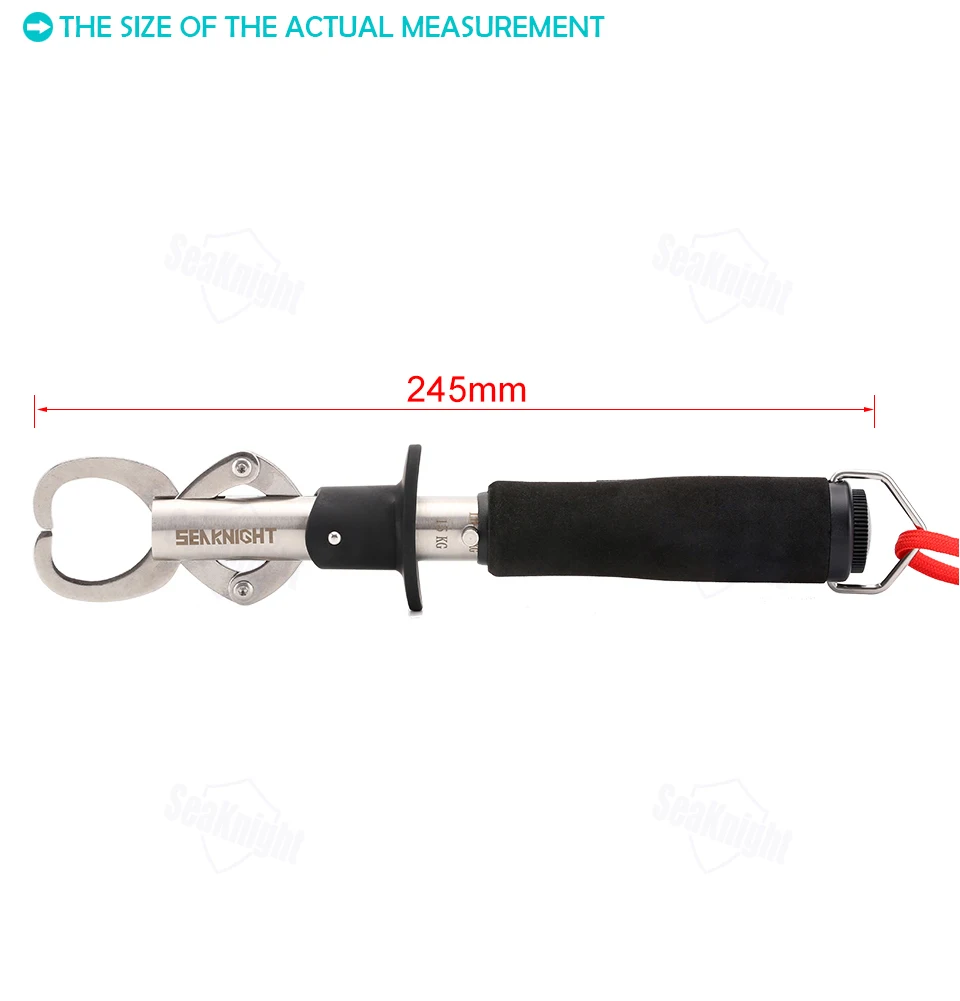 SeaKnight SK002 рыбных крючка Нержавеющая сталь Портативный рыболовный инструмент со шкалой Максимальная нагрузка 15 кг захват для губы рыбы контроллер рыболовные снасти