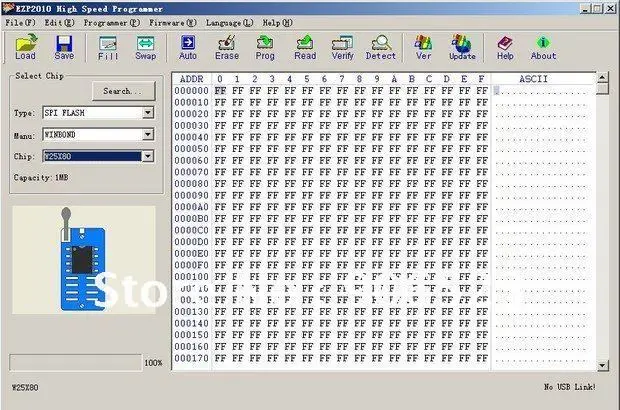 EZP2010 обновленный высокоскоростной 24 25 93 EEPROM USB SPI EPROM программатор