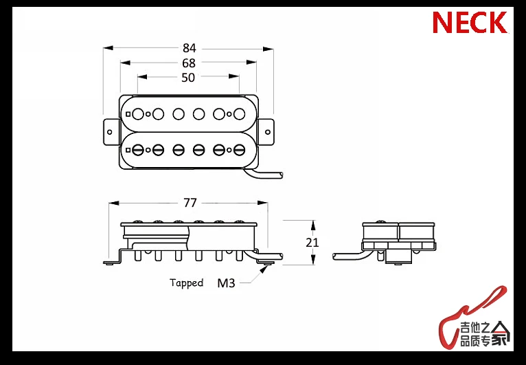 1 комплект GuitarFamily GFH1 + GFH4 электрогитара Alnico Humbucker Pickup ( Timbre Reference To SD SH1 SH4)|humbucker