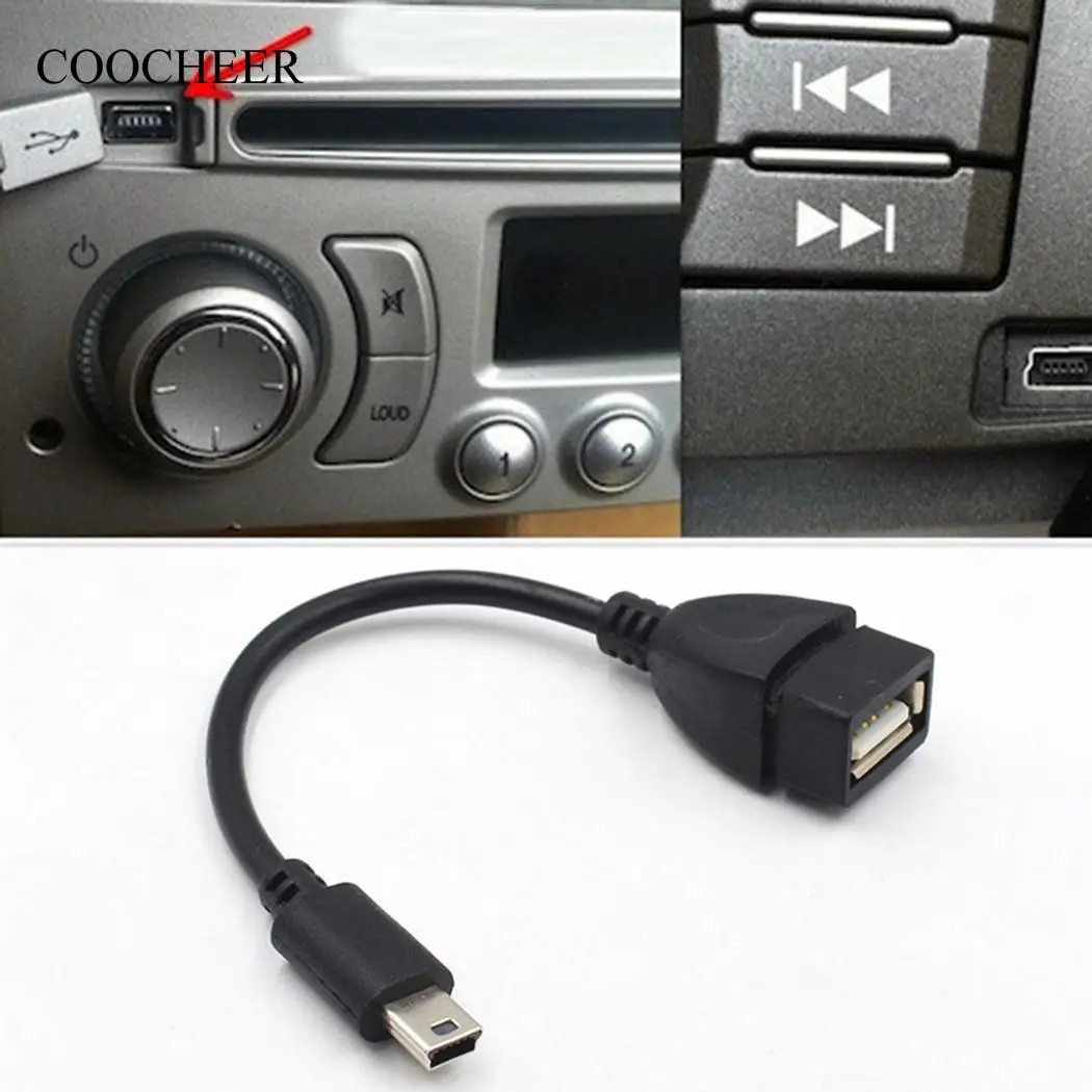 Кабель переходник для зарядки порта 2 0 преобразования в кабель Mini USB OTG Data V3 аудио