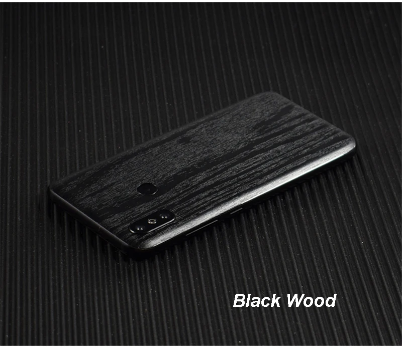 3D Carbon Fiber  Leather Wood Skins Protective Phone Back Cover Stiker For Xiaomi Mi8 SE Redmi 6 Pro 5 Plus Note 5 5A Sticker (27)