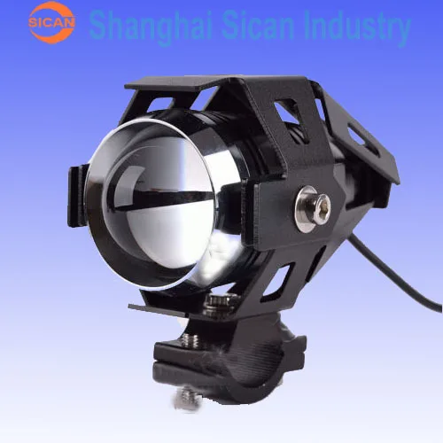 

2 PCS BLACK LED MOTORCYCLE HEADLIGHT FOG lAMP SPOTLIGHT